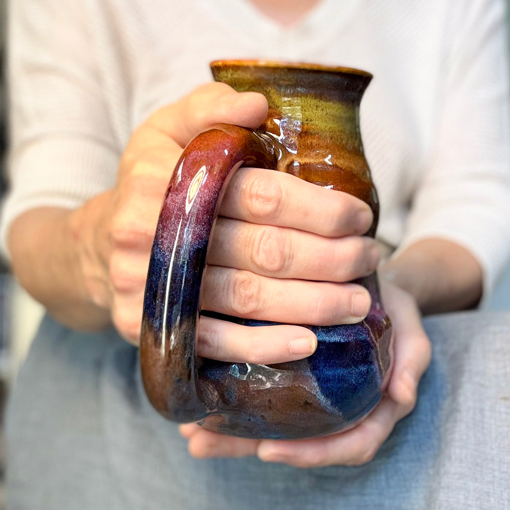 04-C Earthy Rainbow Cuddle Mug, 22 oz.