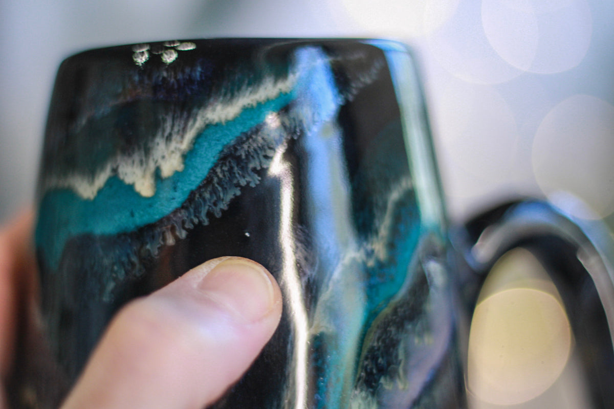 03-E Turquoise Grotto Mug, 21 oz.