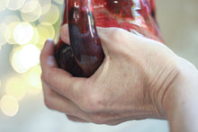 Load image into Gallery viewer, 03-A Strawberry Hills Variation Barely Flared Textured Divot Mug - TOP SHELF MISFIT, 22 oz.