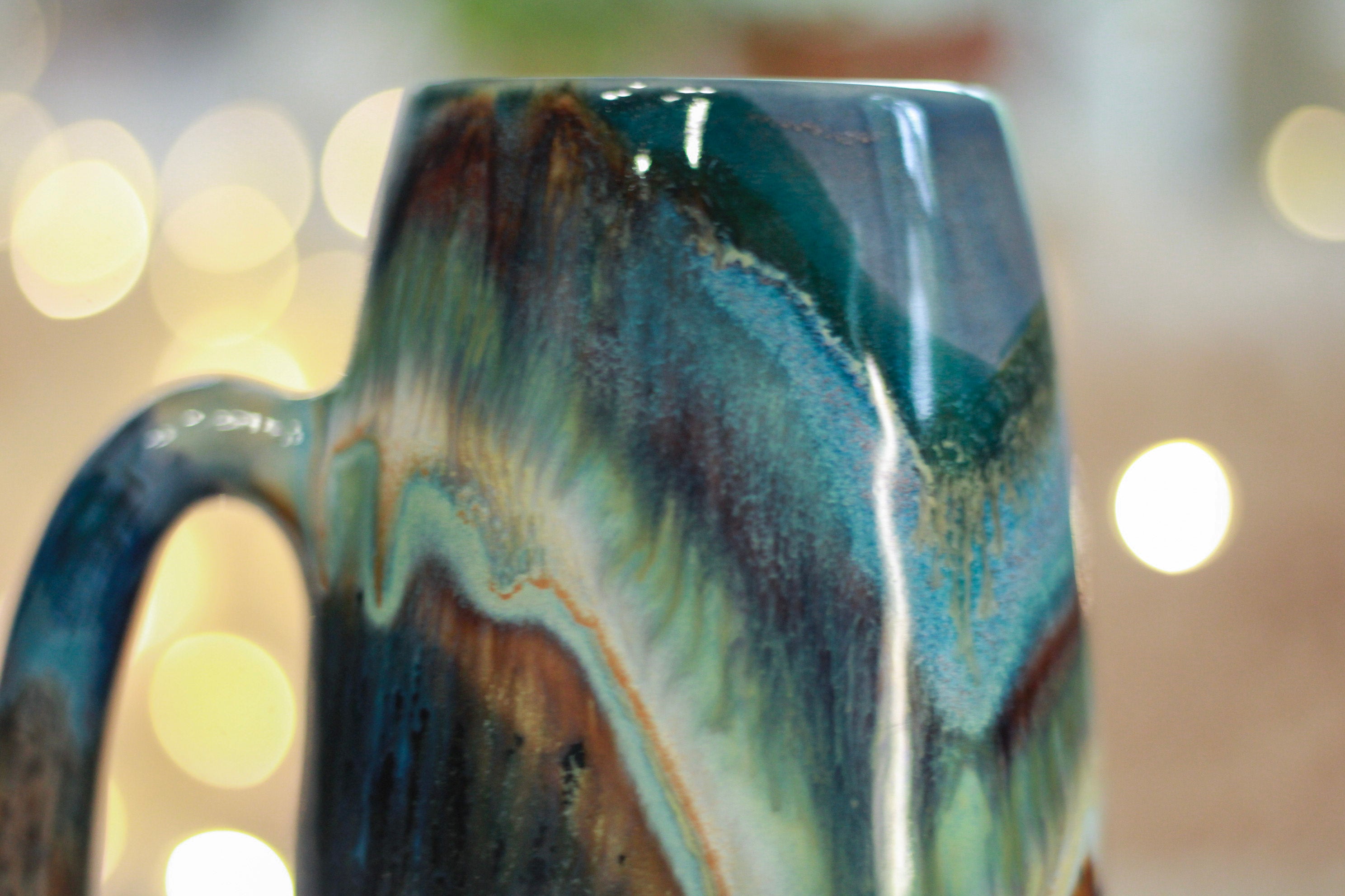 03-C Blue 'FLOW' PROTOTYPE Mug - TOP SHELF MISFIT, 23 oz.