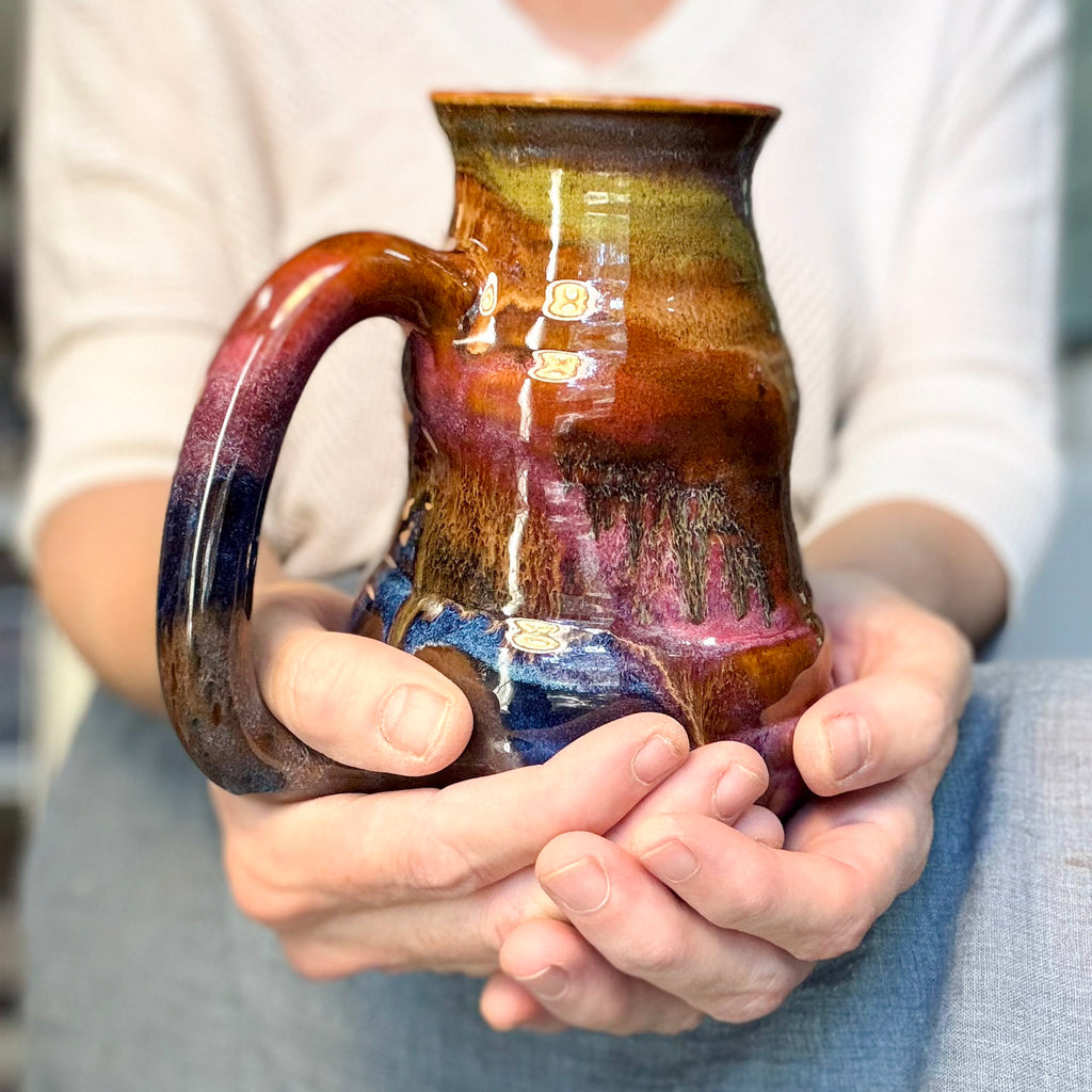 04-C Earthy Rainbow Cuddle Mug, 22 oz.