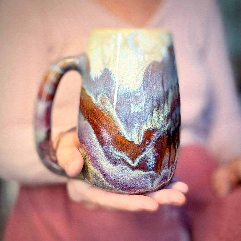 04-B Misty Morning Mountain Mug, TOP SHELF - 24 oz.