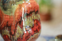 Load image into Gallery viewer, 03-A Green Mountain Midnight Barely Flared Textured Divot &#39;Cuddle&#39; Mug - TOP SHELF, 26 oz.