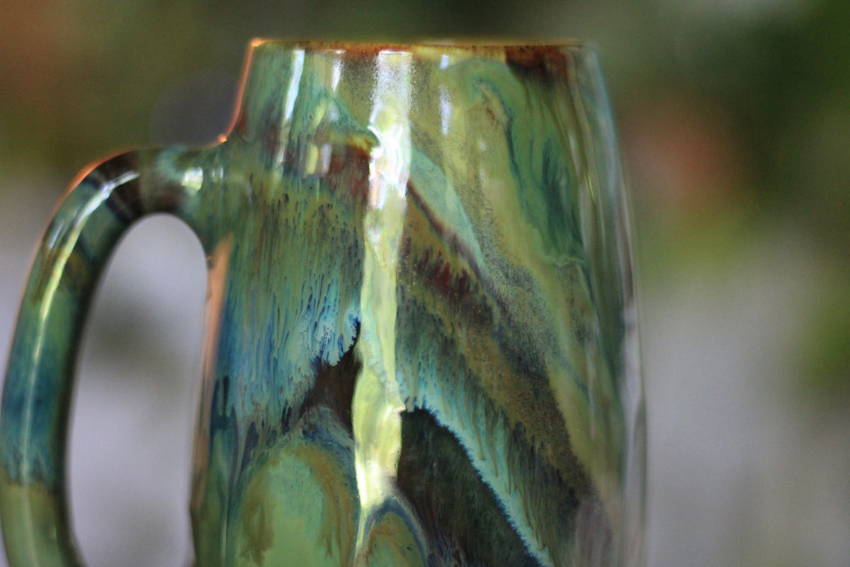 03-D Green 'FLOW' PROTOTYPE Mug - TOP SHELF MISFIT, 20 oz.