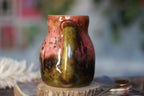 04-E Pink Speckled PROTOTYPE Textured Mug, 18 oz.