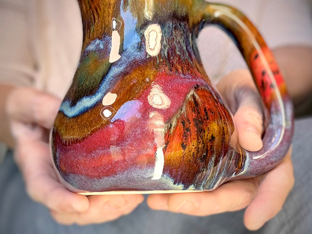 04-C Rainbow Strata Flared Mug, 22 oz.