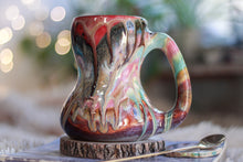 Load image into Gallery viewer, 04-B Rainbow &#39;FLOW&#39; Gourd Mug, 16 oz.