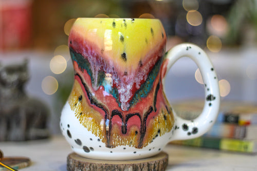 14-B Desert Rainbow Acorn Gourd Mug - TOP SHELF, 30 oz.