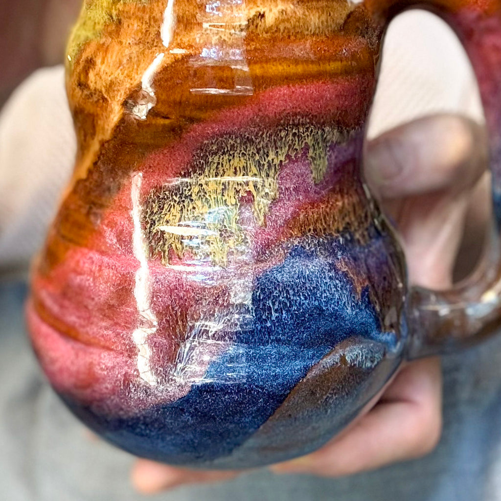 04-C Earthy Rainbow Cuddle Mug, 22 oz.