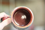 03-B Spring "FLOW" PROTOTYPE Barely Flared Textured Divot Mug, 22 oz.