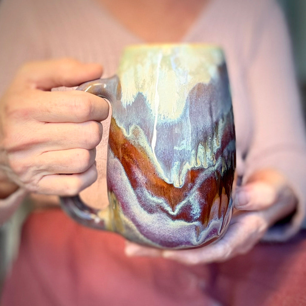 04-B Misty Morning Mountain Mug, TOP SHELF - 24 oz.