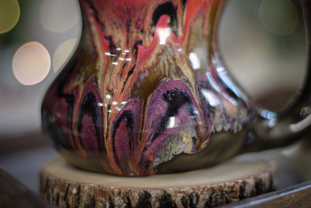 04-B Molten Strata Variation Gourd Mug - TOP SHELF, 19 oz.