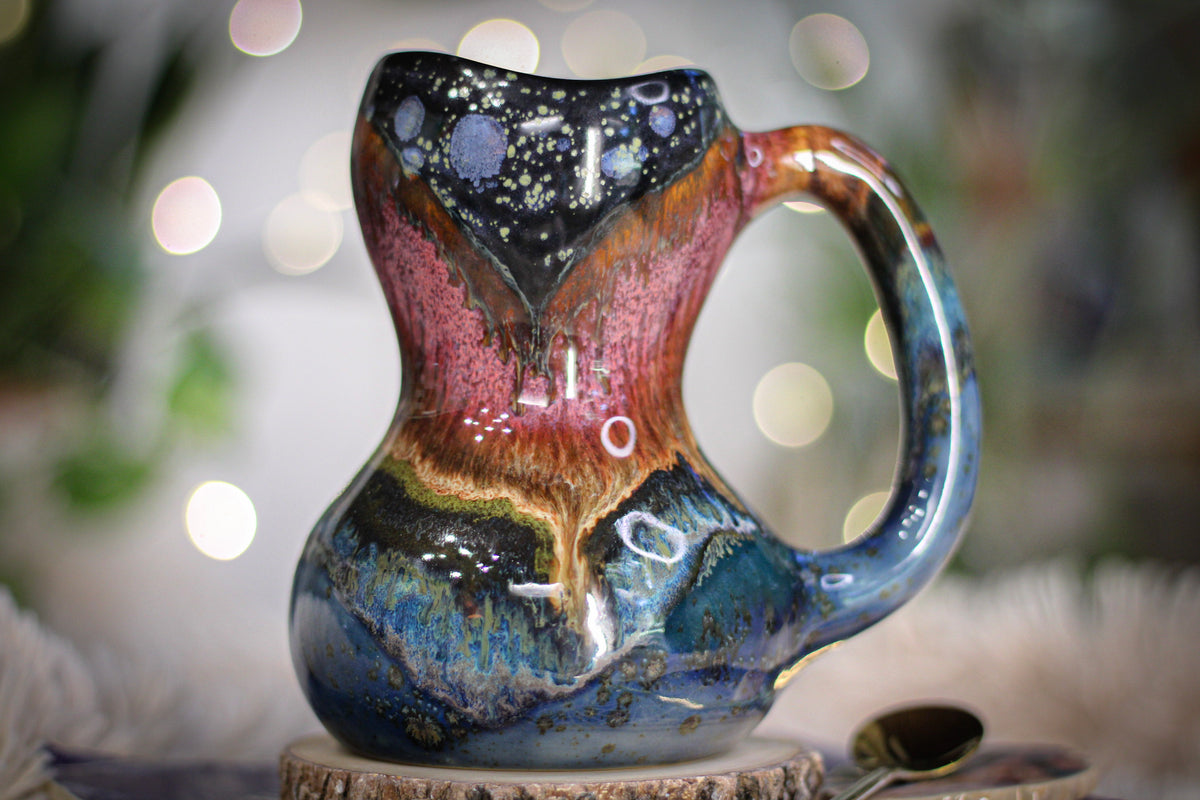 04-A+ Starry Night Gourd Mug - TOP SHELF, 18 oz.
