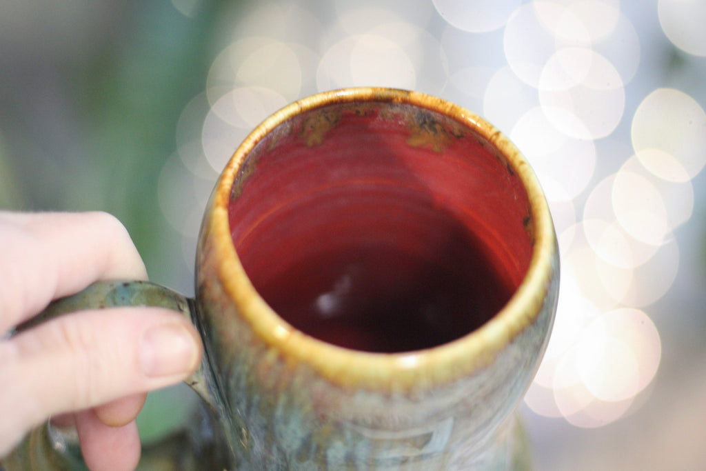 04-D Mossy Falls Acorn Gourd Mug, 20 oz.