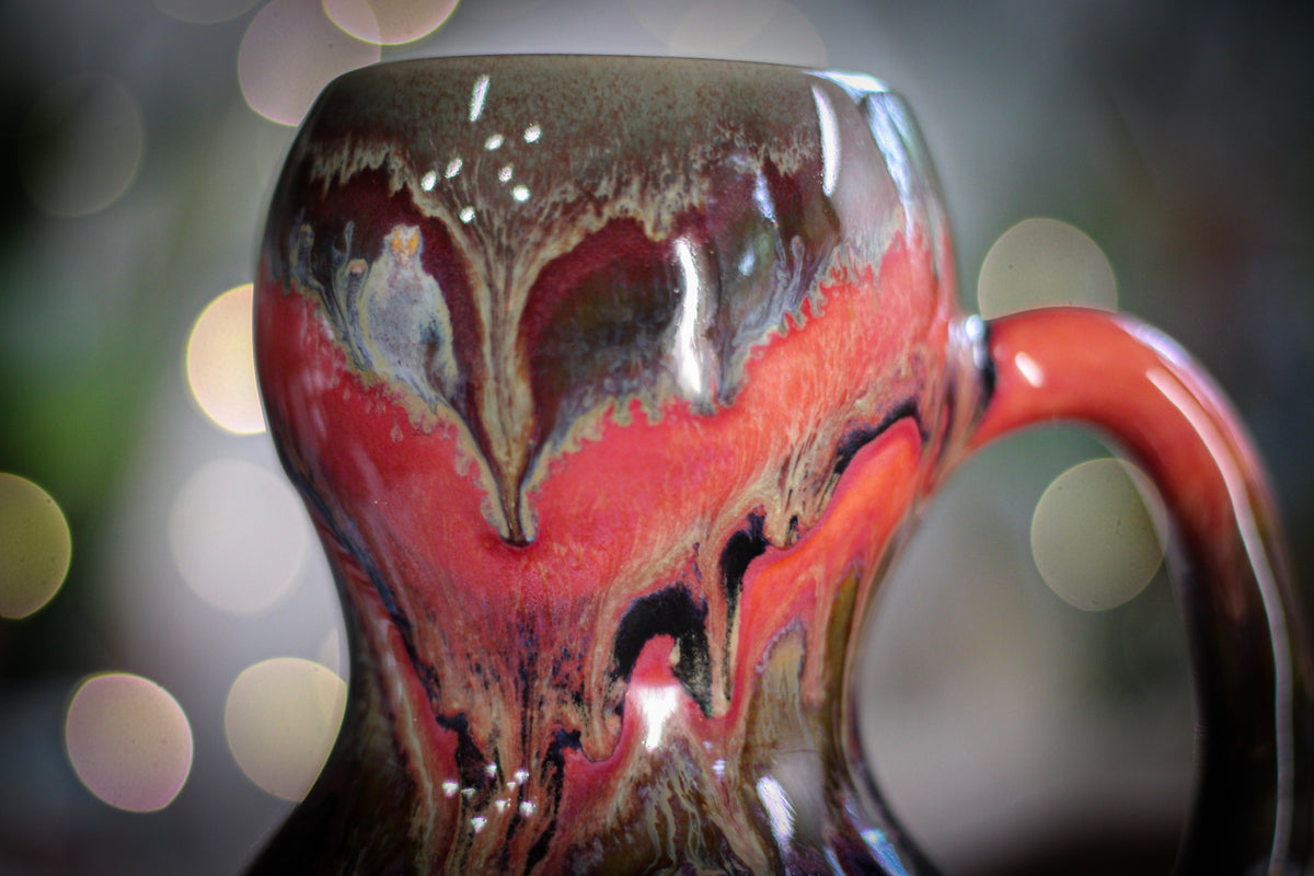 04-B Molten Strata Variation Gourd Mug - TOP SHELF, 19 oz.