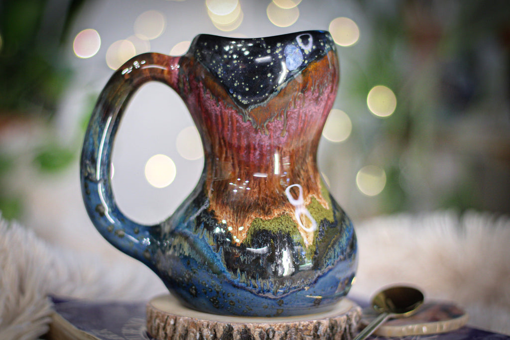 04-A+ Starry Night Gourd Mug - TOP SHELF, 18 oz.