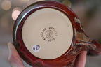 03-B Amber 'FLOW' Variation PROTOTYPE Gourd Mug - TOP SHELF MISFIT, 20 oz.