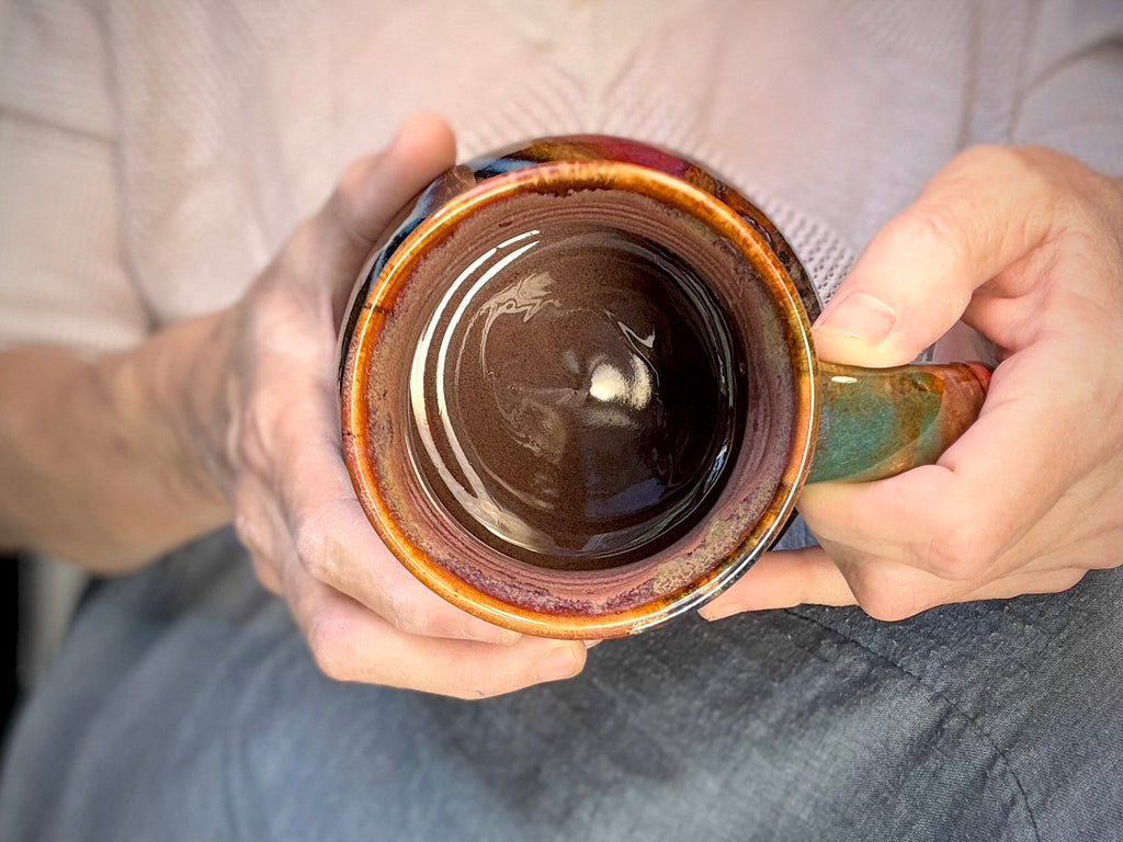 04-C Rainbow Strata Flared Mug, 22 oz.