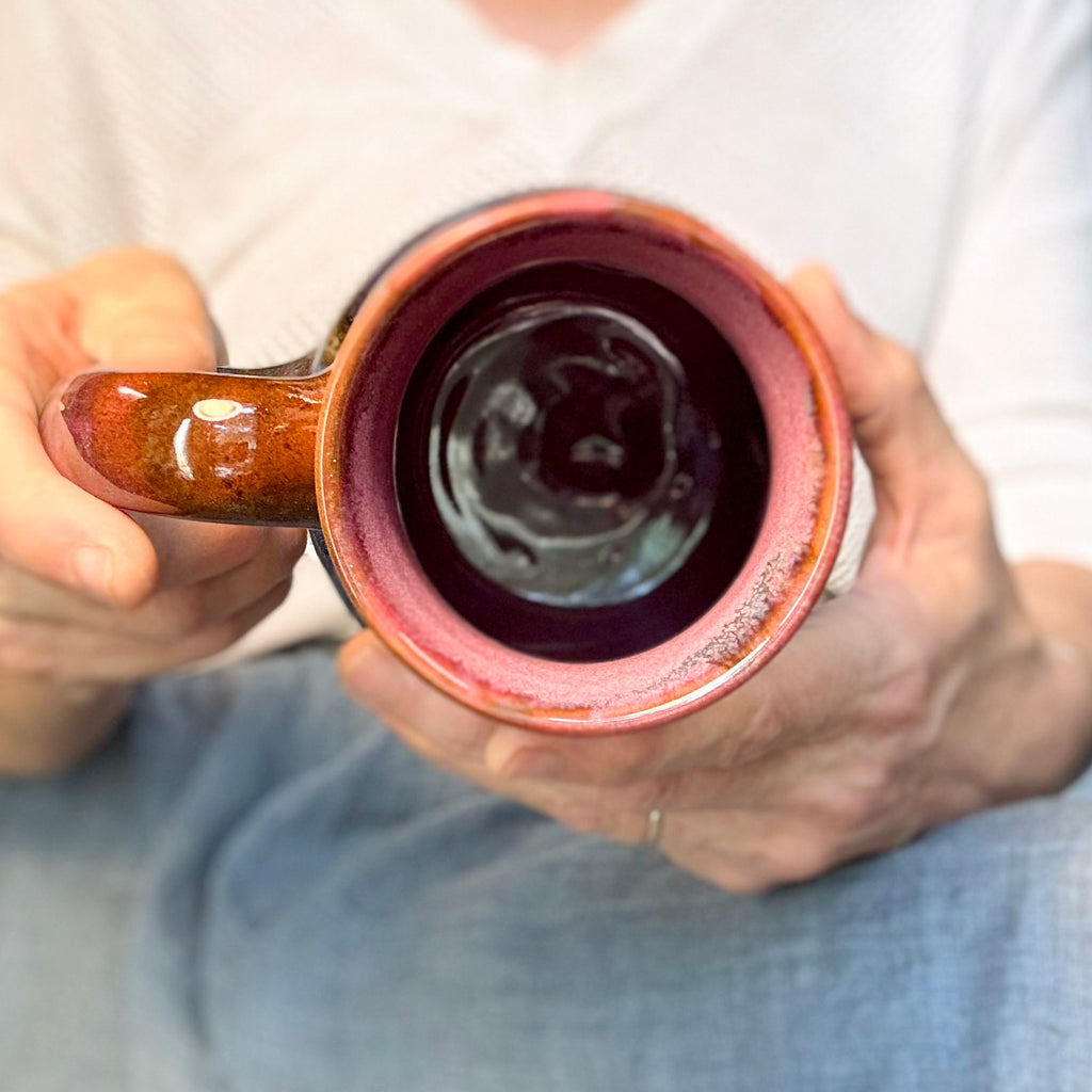 04-C Earthy Rainbow Cuddle Mug, 22 oz.