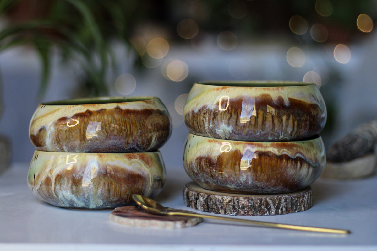28-D Soft Earth Series WABI-SABI Bowl, 8 oz. (This listing is for one bowl)
