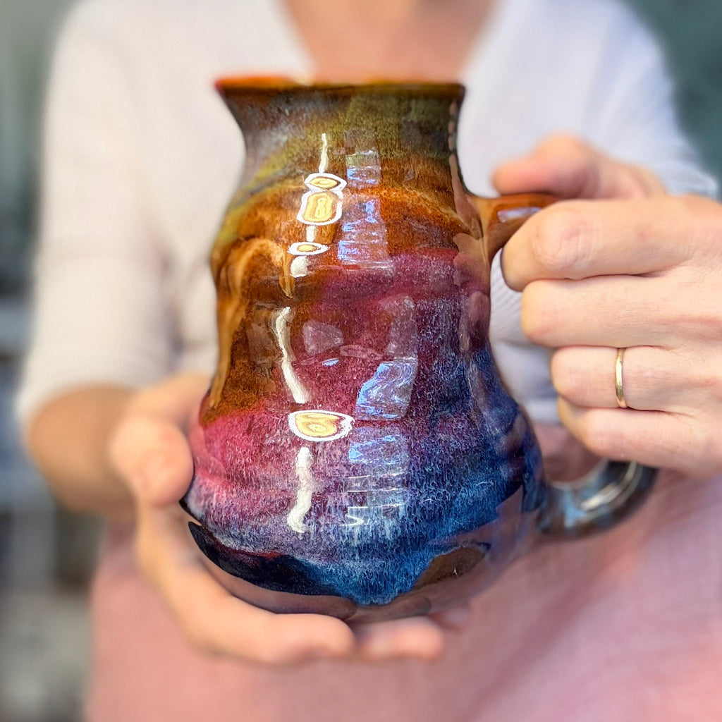 04-C Earthy Rainbow Cuddle Mug, 26 oz.