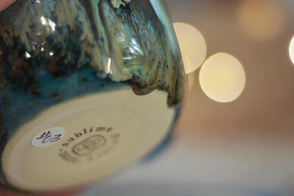 03-C Blue 'FLOW' PROTOTYPE Mug - TOP SHELF MISFIT, 23 oz.