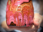 04-E Magenta Grotto Variation Swirly Mug, 18 oz.