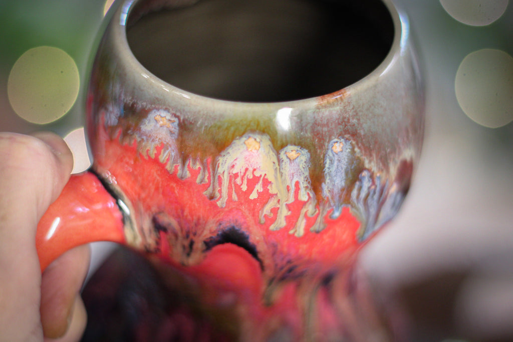 04-B Molten Strata Variation Gourd Mug - TOP SHELF, 19 oz.