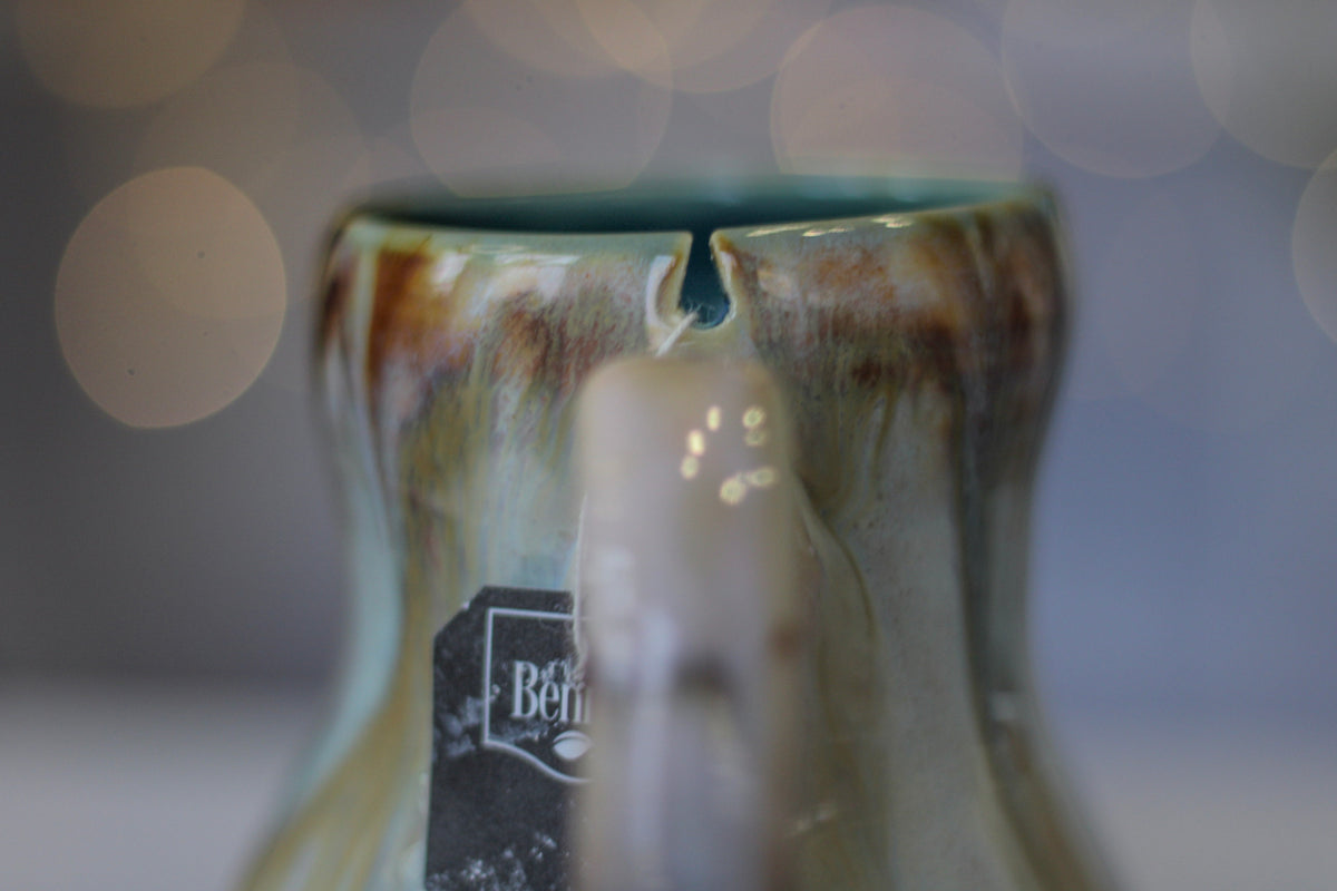 04-B Soft Earth Series PROTOTYPE Petite Notched Gourd Mug - MISFIT, 12 oz. - 20% off