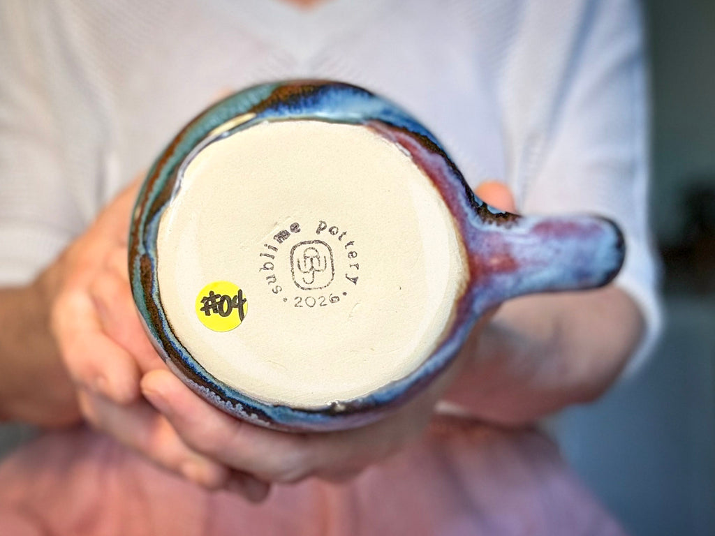 04-B Rainbow Family Mid Mod Mug - TOP SHELF, 22 oz.