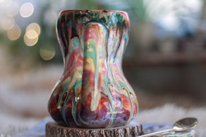 04-B Rainbow 'FLOW' Gourd Mug, 16 oz.