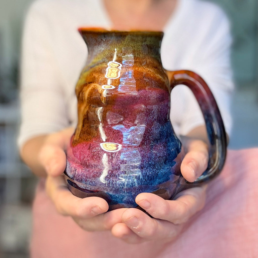 04-C Earthy Rainbow Cuddle Mug, 26 oz.