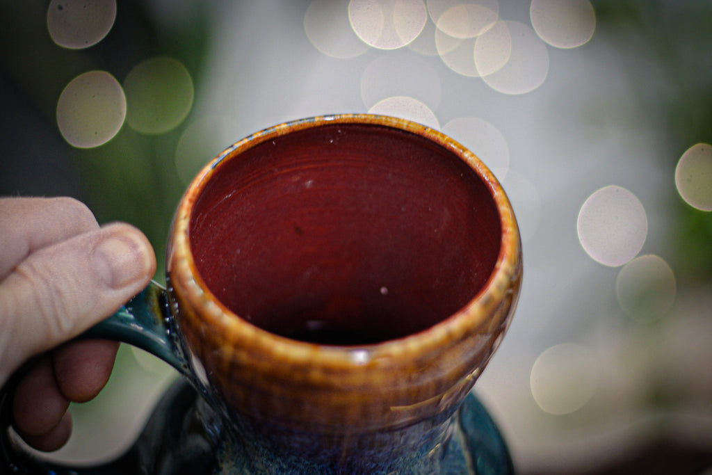 04-D Classic Electric Wave Gourd Mug, 17 oz.