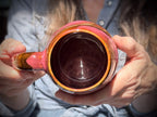 04-E Magenta Grotto Variation Swirly Mug, 18 oz.