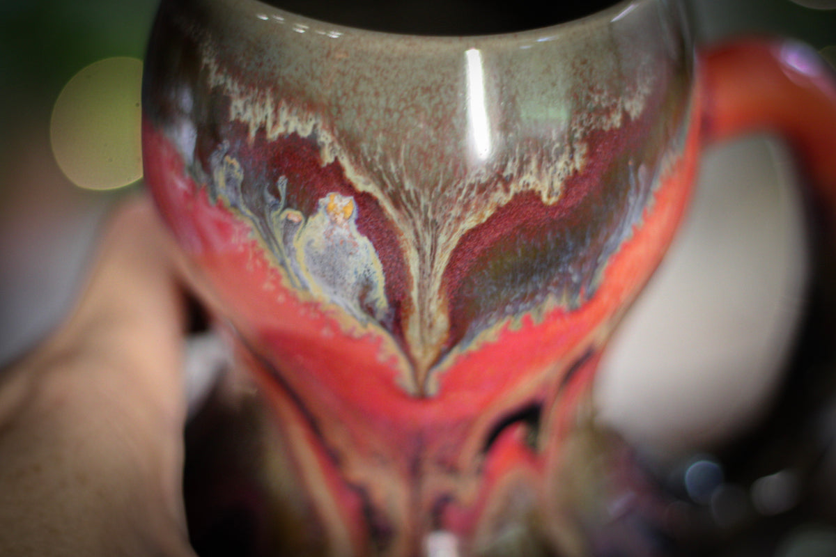 04-B Molten Strata Variation Gourd Mug - TOP SHELF, 19 oz.