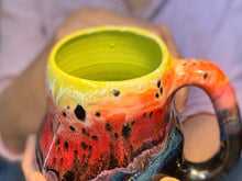 Load image into Gallery viewer, 04-C Desert Rainbow Mid Mod Mug - TOP SHELF MISFIT, 21 oz.