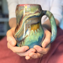 Load image into Gallery viewer, 02-D Green PROTOTYPE Mid Mod Mug - TOP SHELF, 20 oz.