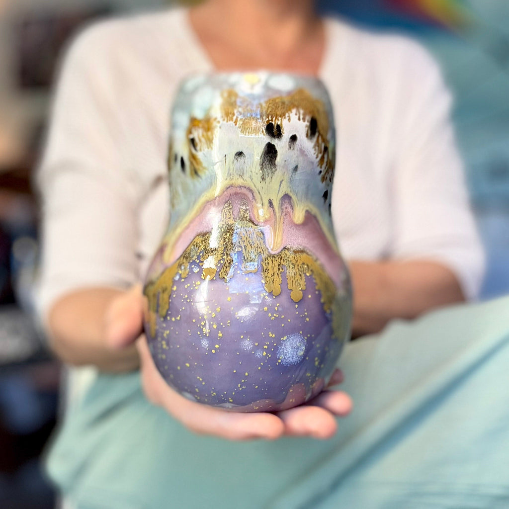 04-B Lavender Fields Curvy Mug, TOP SHELF - 25 oz.