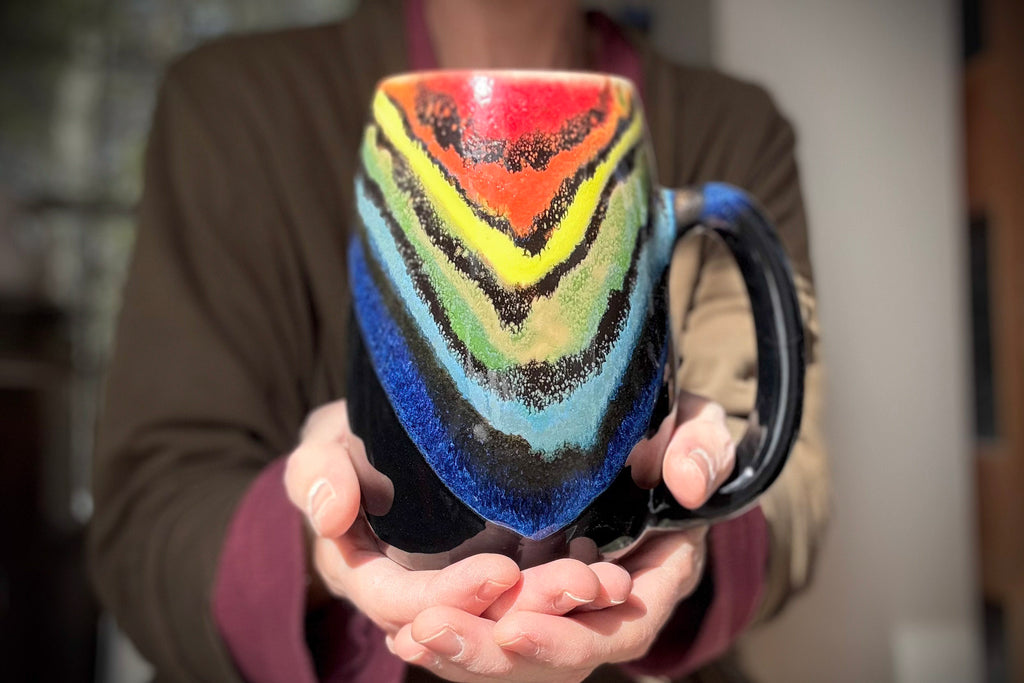 04-D Rainbow Family Mug, 24 oz.