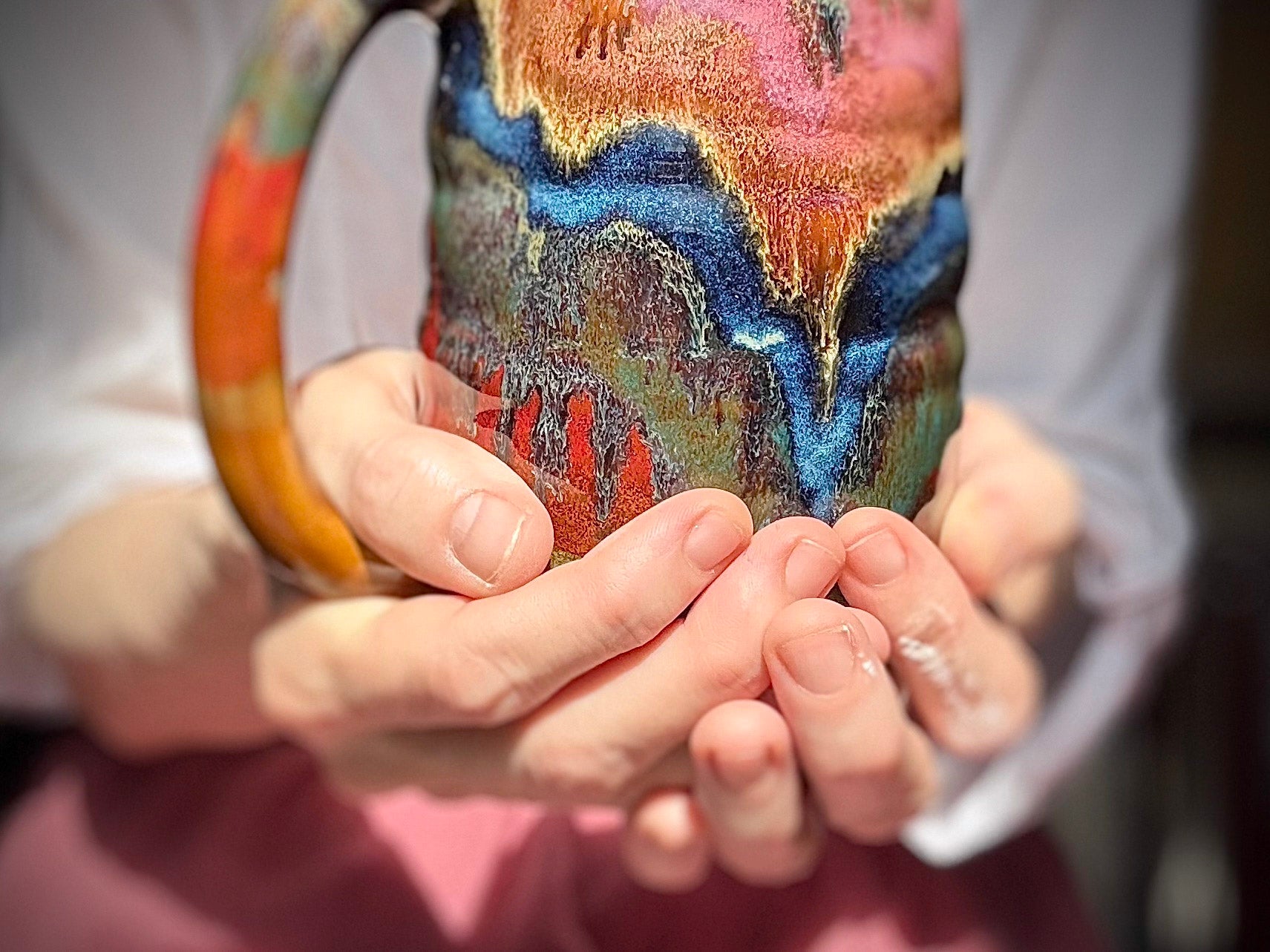 04-B Starry Night Swirly Mug - TOP SHELF, 28 oz.