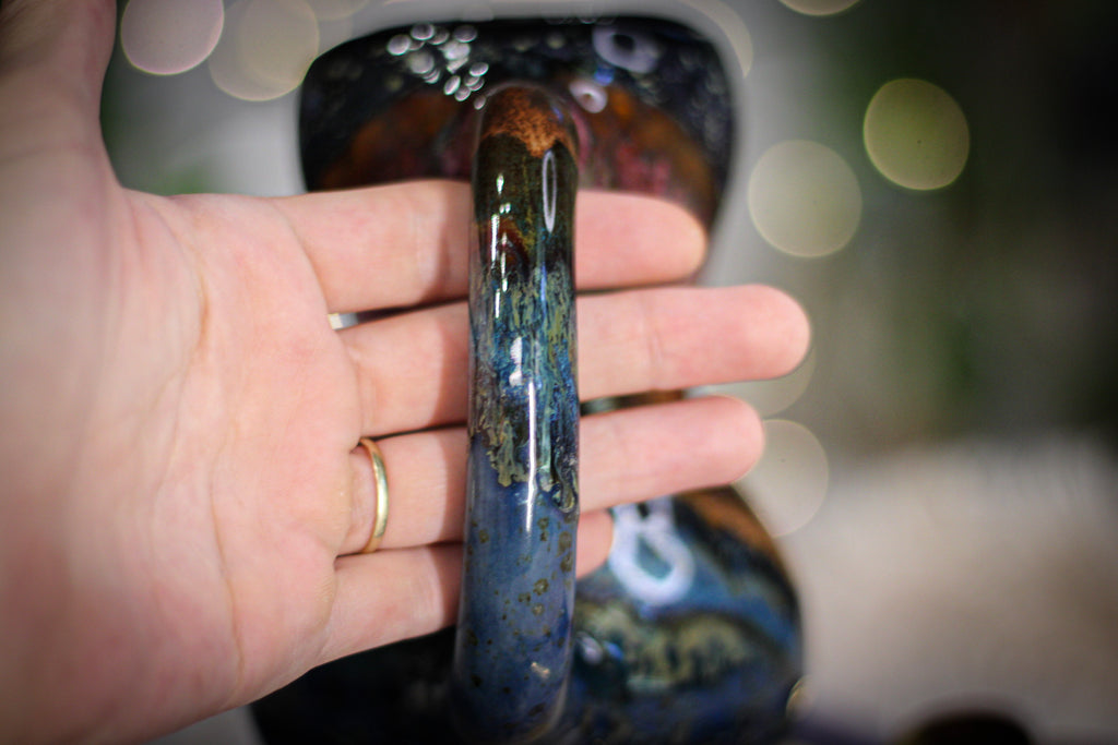 04-A+ Starry Night Gourd Mug - TOP SHELF, 18 oz.