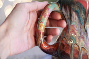 04-B Rainbow 'FLOW' Gourd Mug, 16 oz.