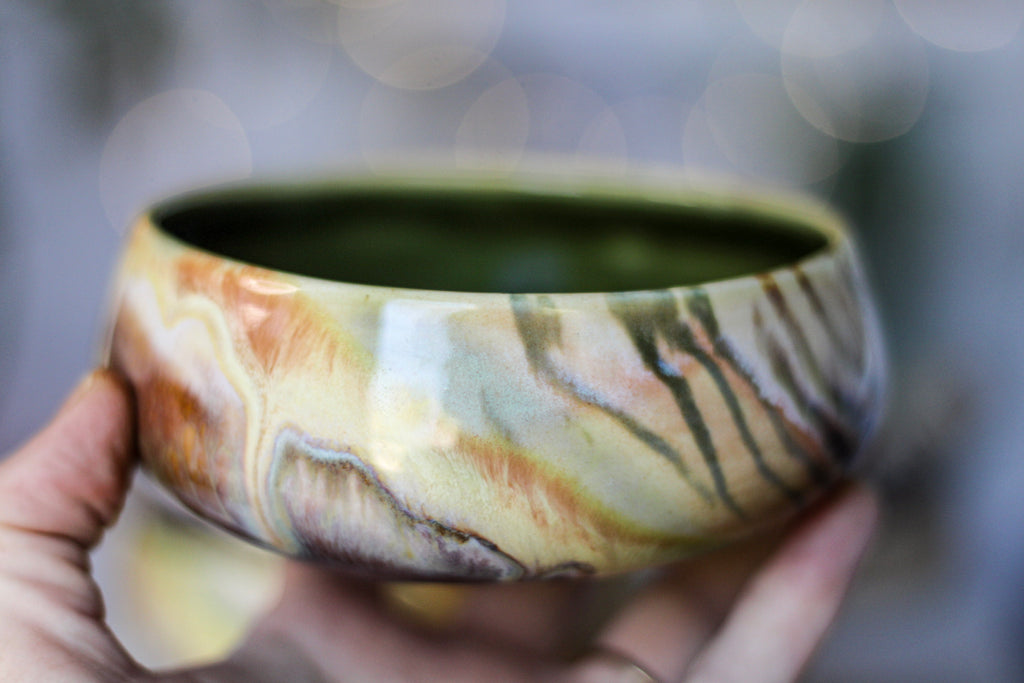 28-D Soft Earth Series WABI-SABI Bowl, 8 oz. (This listing is for one bowl)