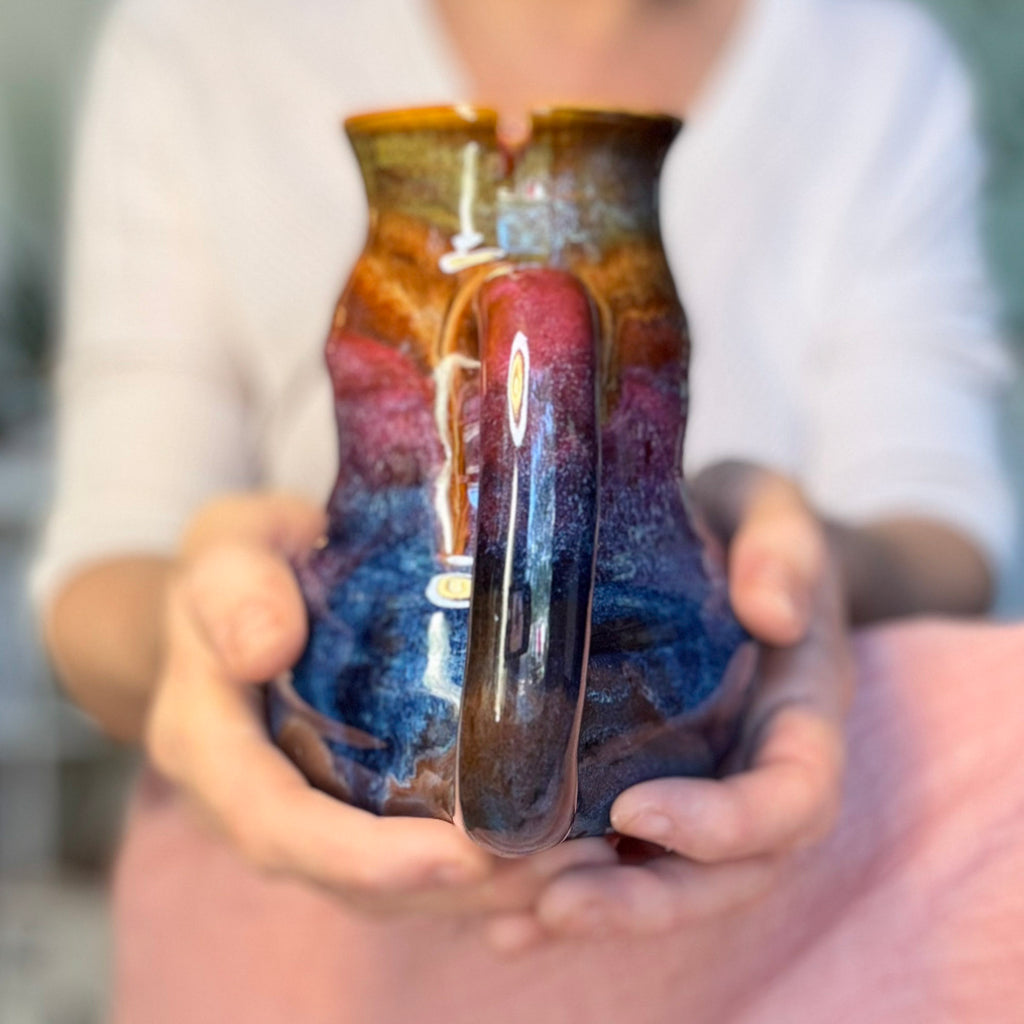 04-C Earthy Rainbow Cuddle Mug, 26 oz.