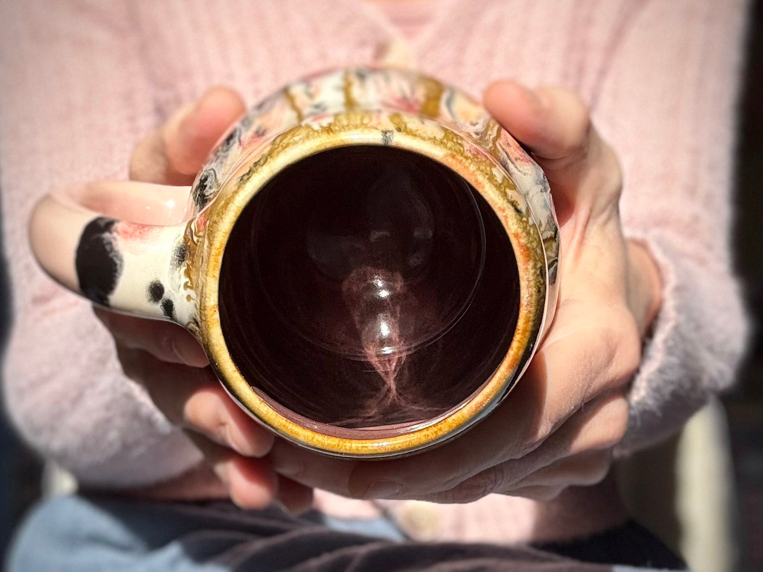 04-E Granny's Lace Mug, 21 oz.