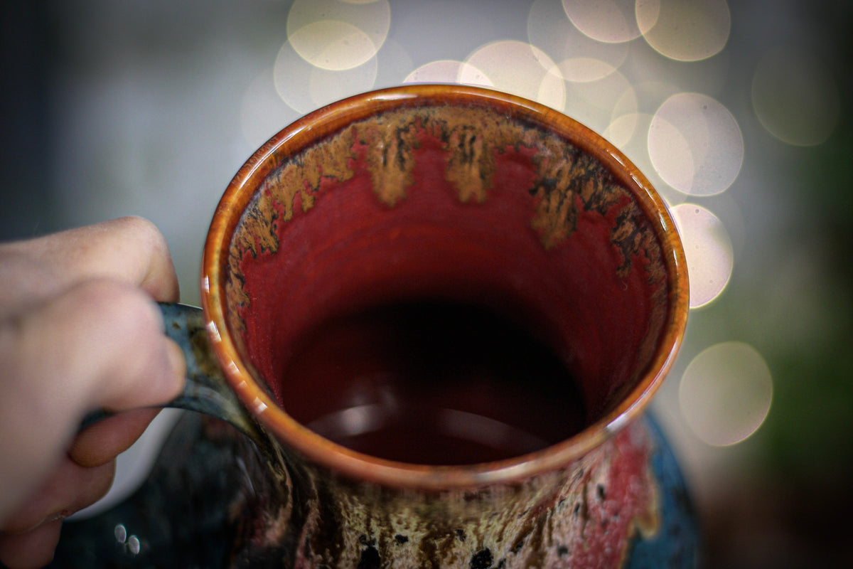 04-C Molten Cheetah Variation Flared Mug, 20 oz.