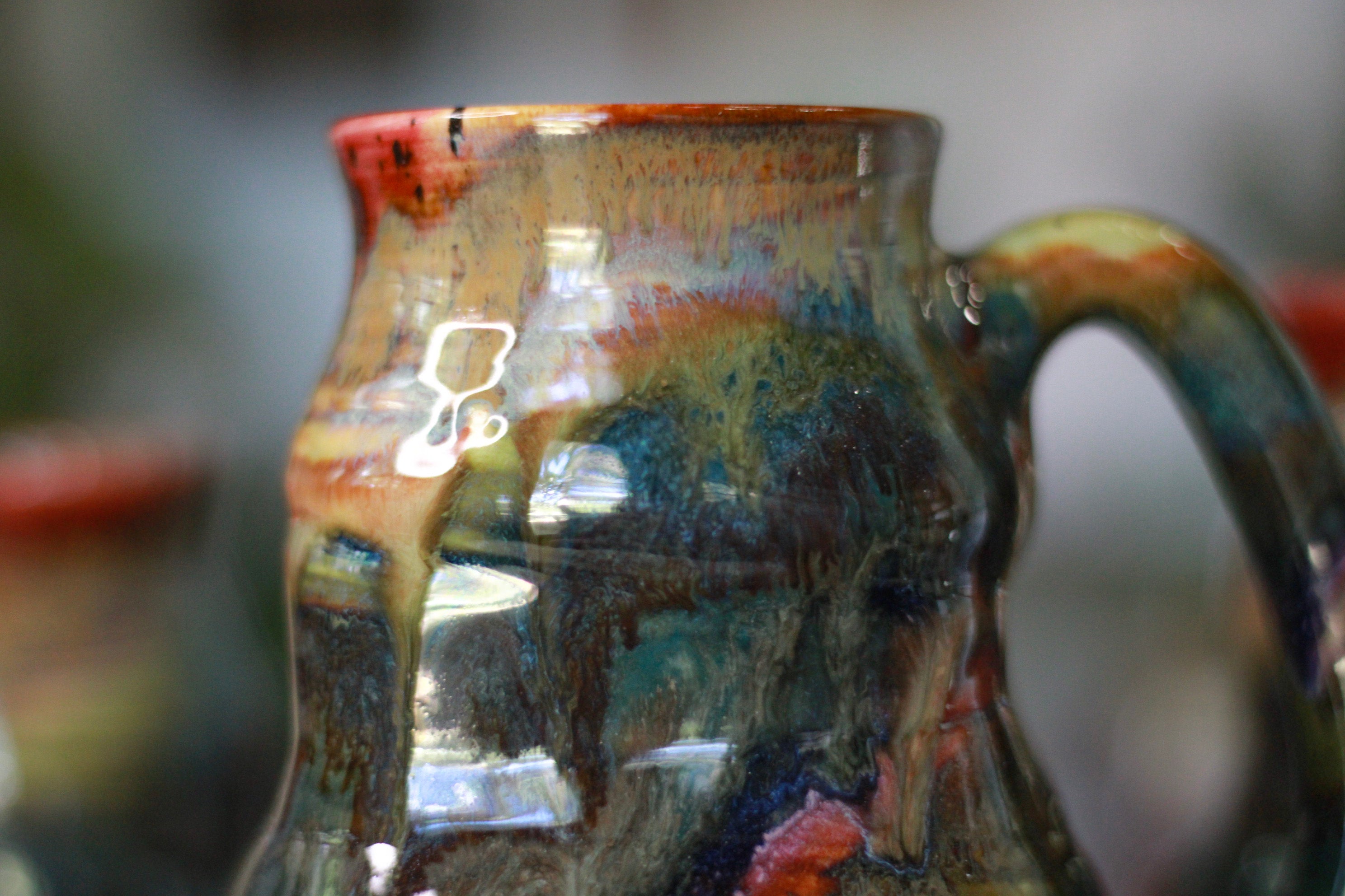 02-D Olive 'FLOW' Cuddle Mug, 18 oz. (This listing is for one mug)