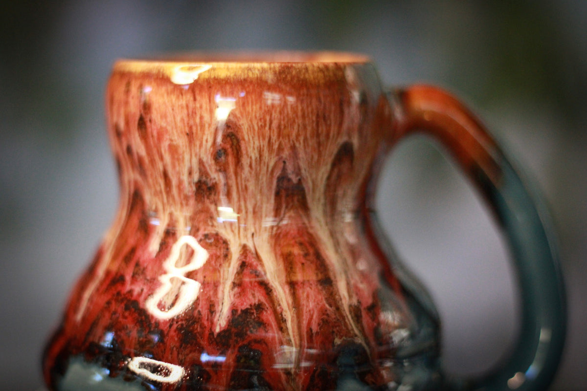 04-E Molton Cheetah Textured Crock Mug, 20 oz.