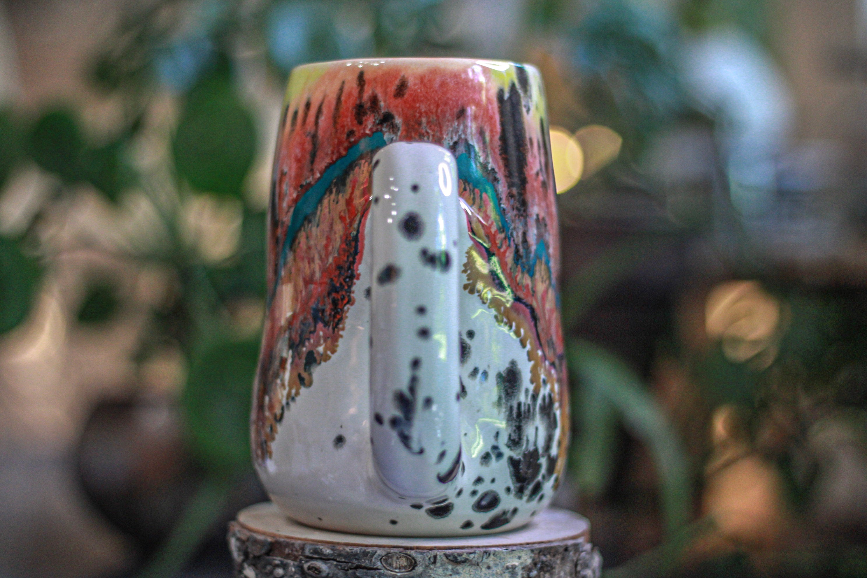01-B Desert Rainbow Gourd Mug, 24 oz.
