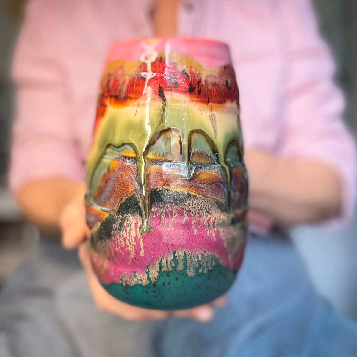 01-A New Earth Swirly Mug, 30 oz.
